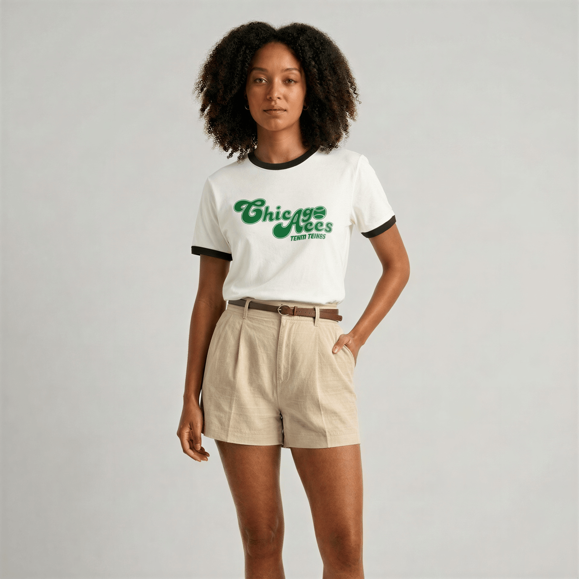Chicago Aces Ringer Tee