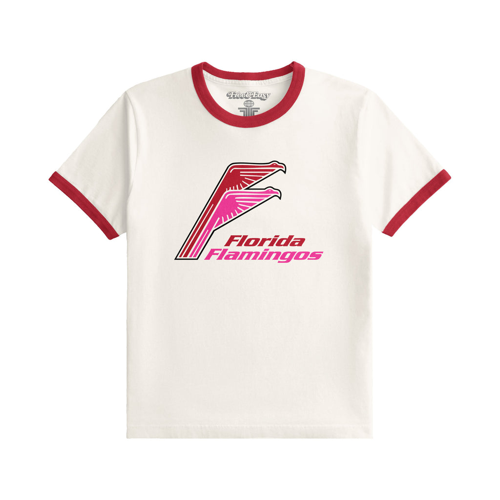 Florida Flamingos Ringer Tee